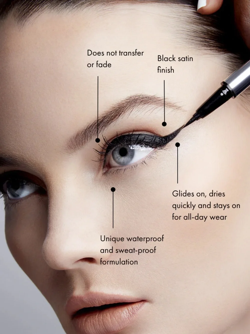 UZO | Black Liquid Eyeliner - Waterproof Satin Finish